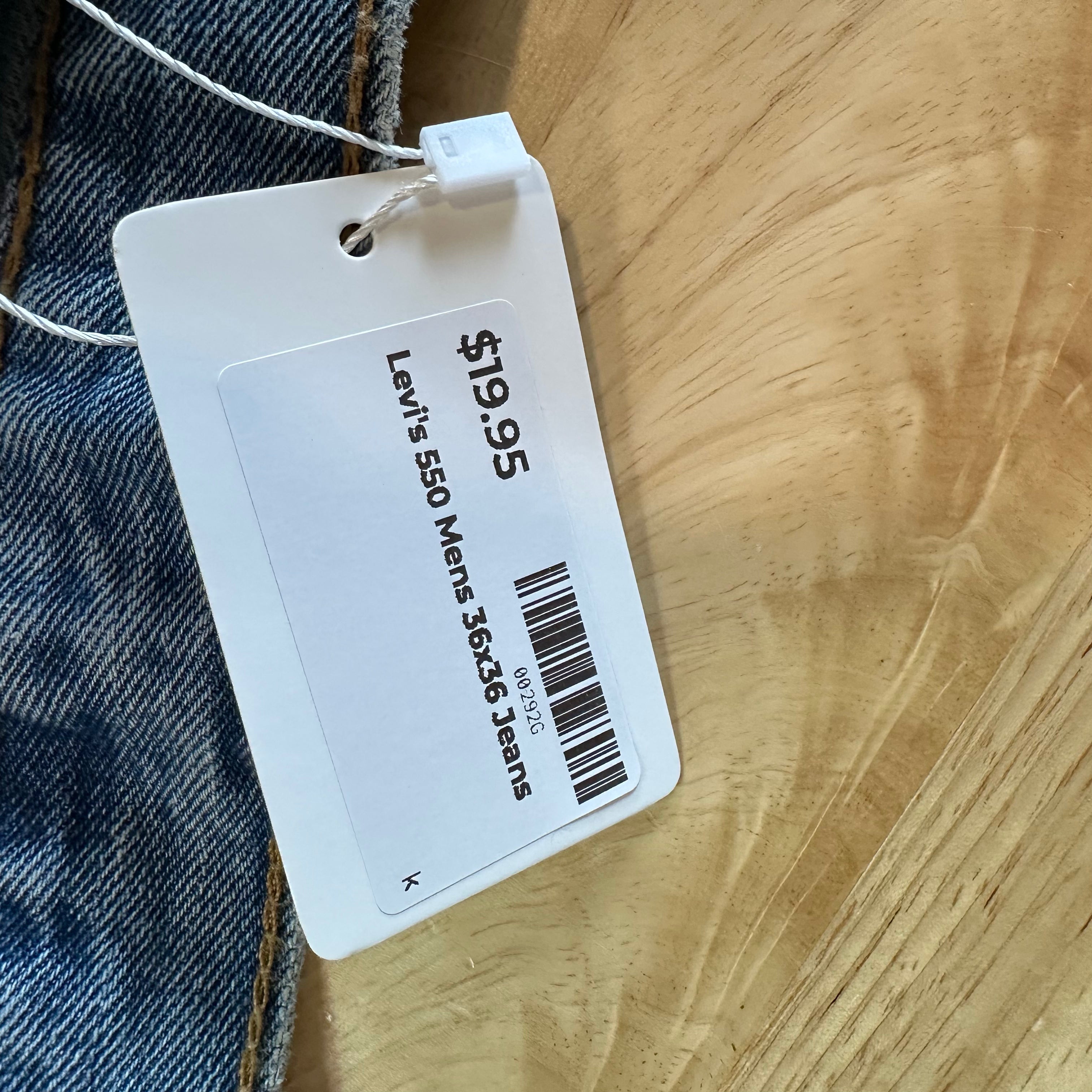 Levi's 550 Mens 36x36 Jeans