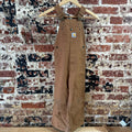 Carhartt Overalls Canvas Brown boys 5 Bibs