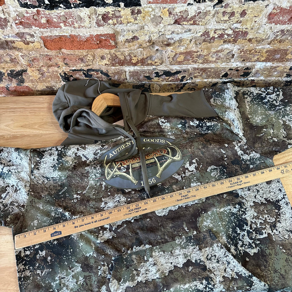 Red Head Outdoor Camo Deer Skull Hunting Pullover Hoodie Jacket Men’s Size 3XL