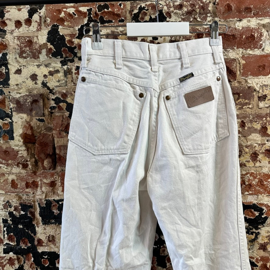 Wrangler Womens 8 White Jeans