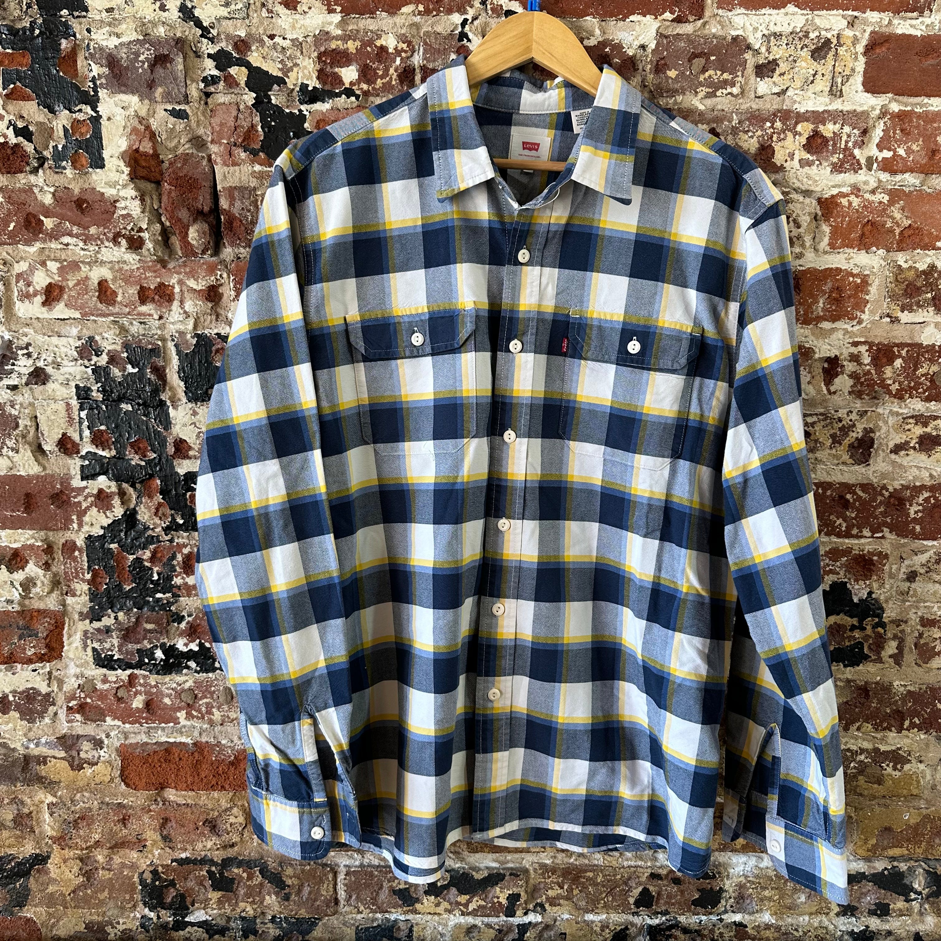 Levi's Mens 2XL Long Sleeve Button Up