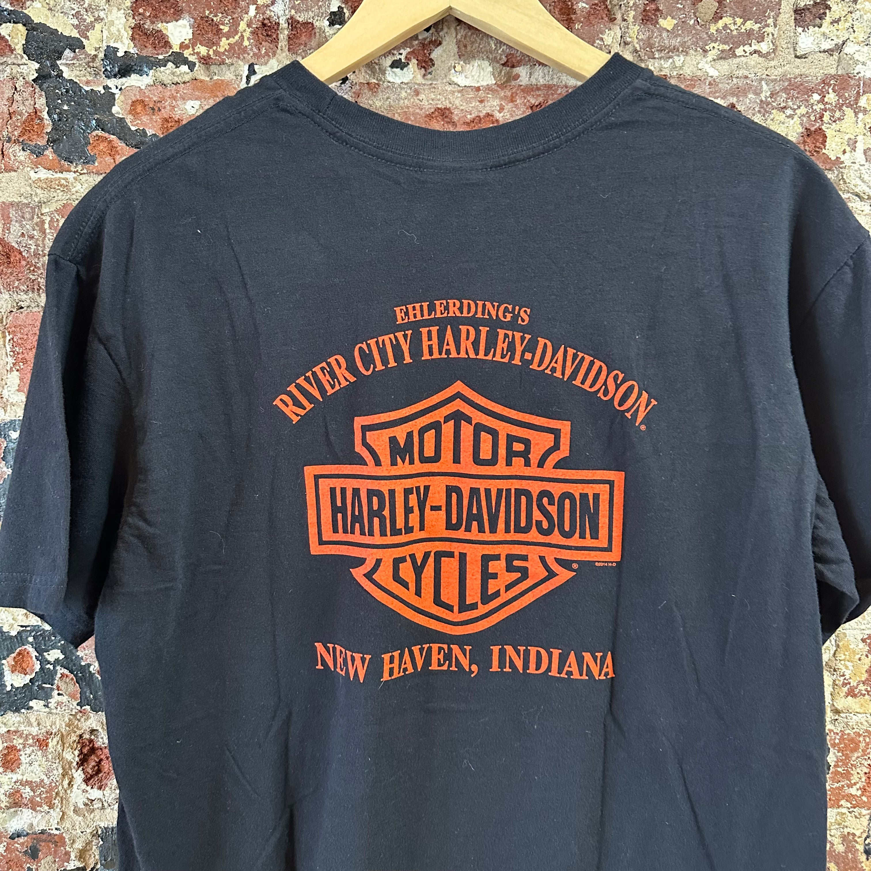 Harley Davidson T Shirt Mens Large Short Sleeve