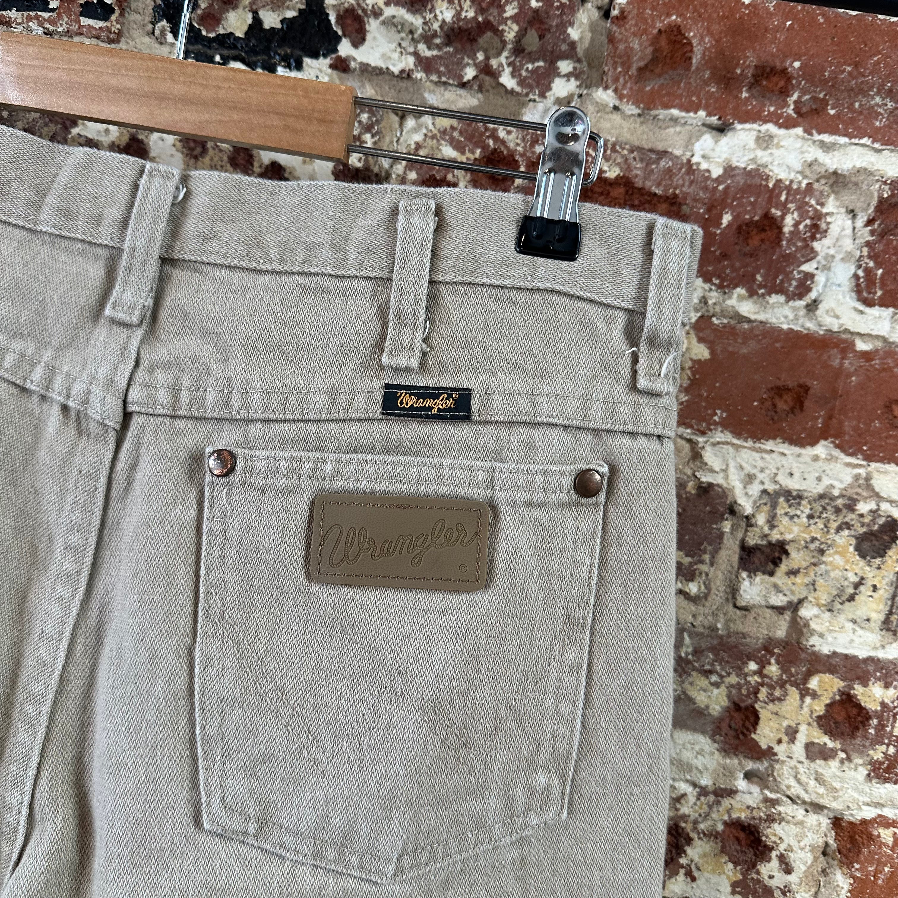 Wrangler Mens 32x34 Tan Jeans