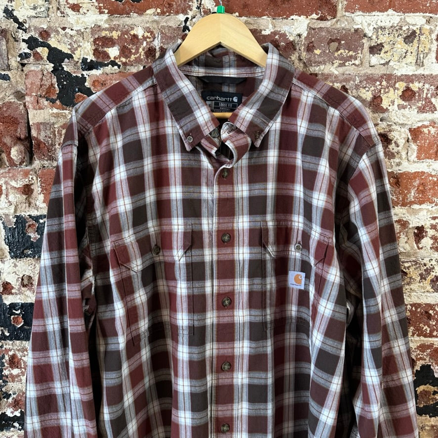 Carhartt Mens XL Long Sleeve Button Up