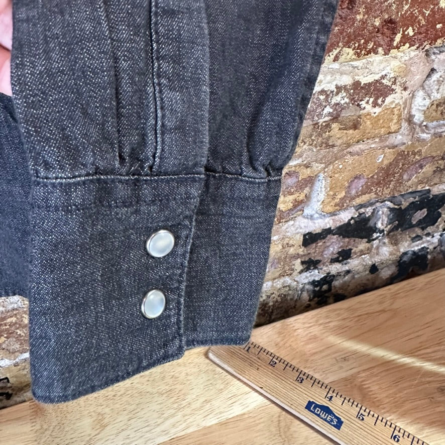 Levi's Men's Large Black Western Shirt