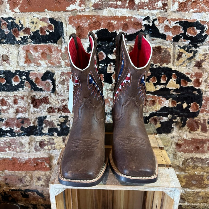 Ariat Youth Boys 5 Brown Western Boots