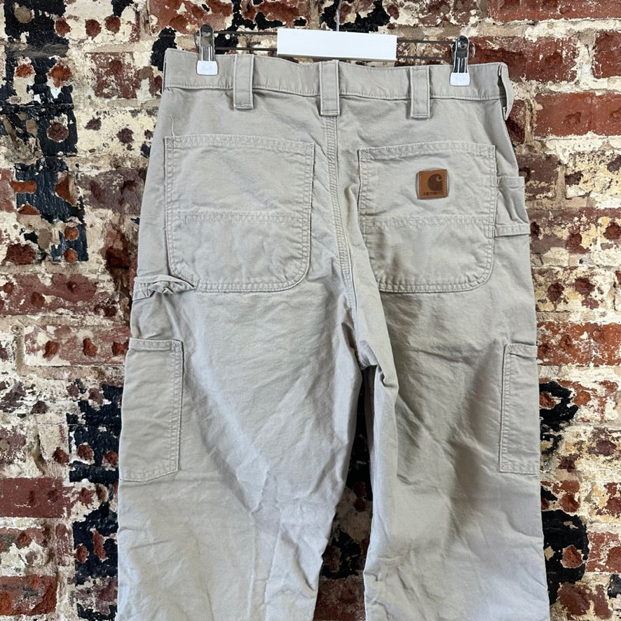 Carhartt Mens 32x32 Tan Pants