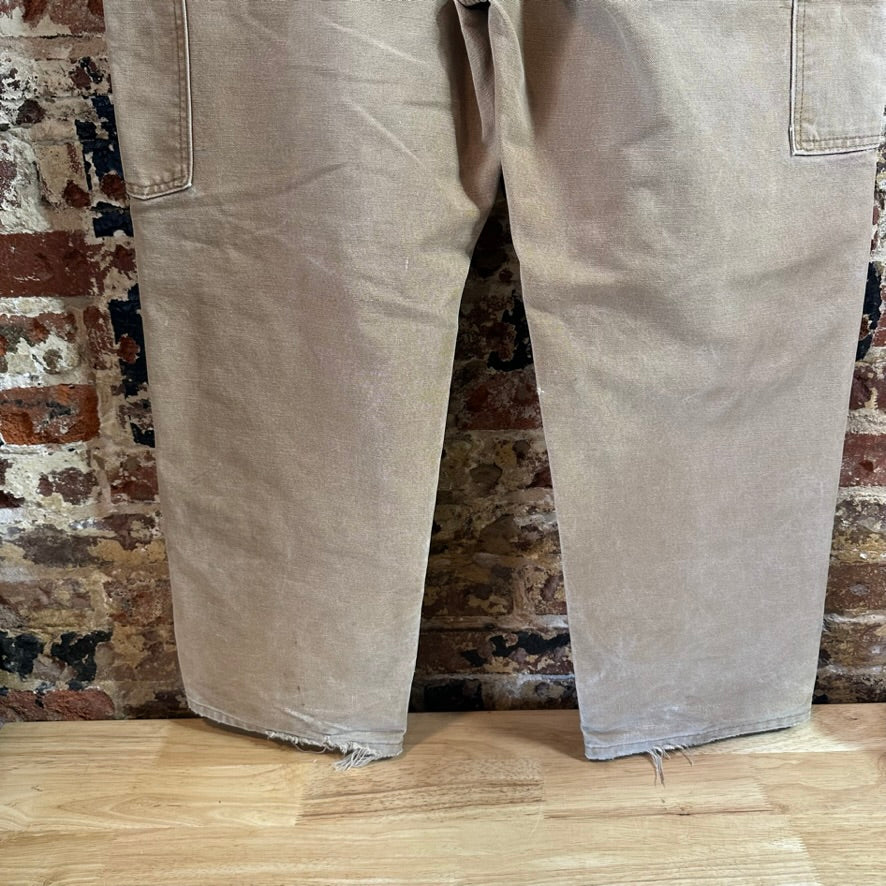 Carhartt B01 BRN Mens 38x32 Double Knee Pants