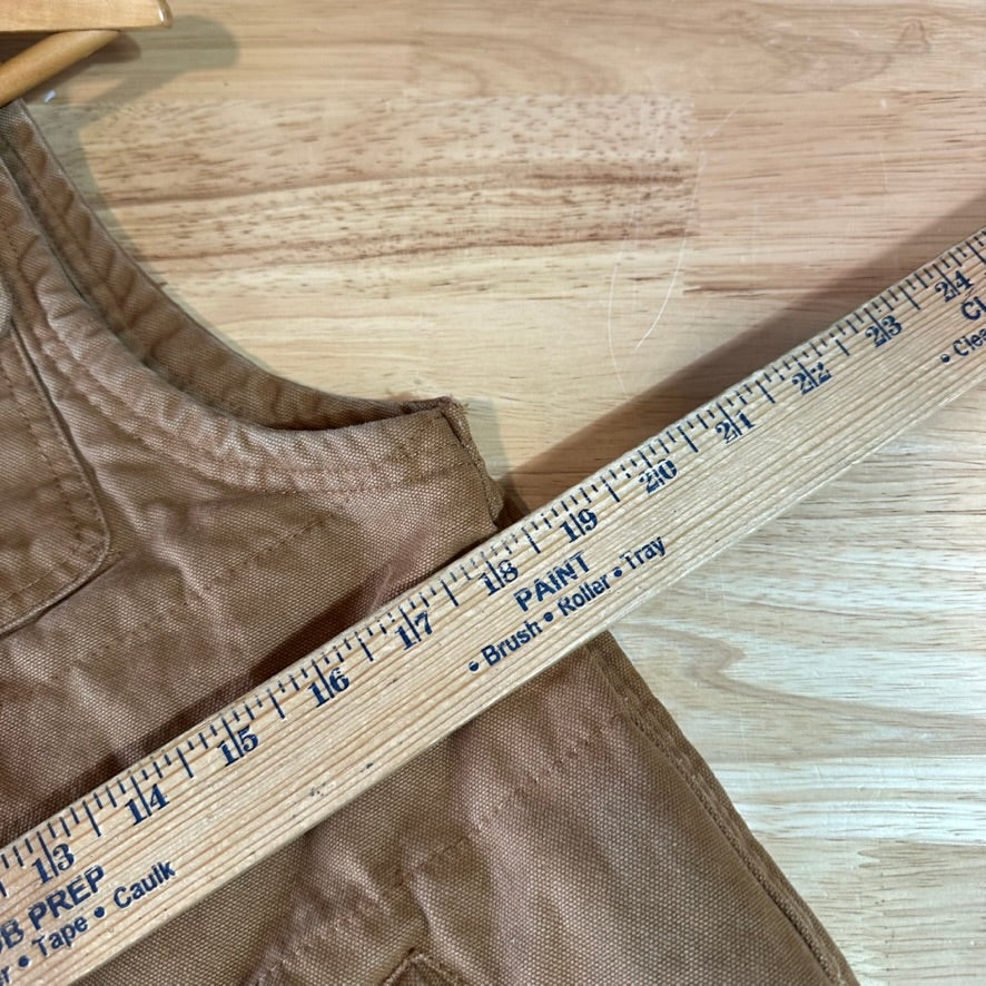 Wrangler Mens Small Hooded Brown Vest
