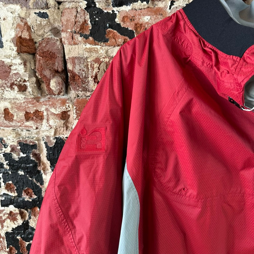 Immersion Research Kayak Splash Jacket Mens XL Red Gray Paddling Anorak