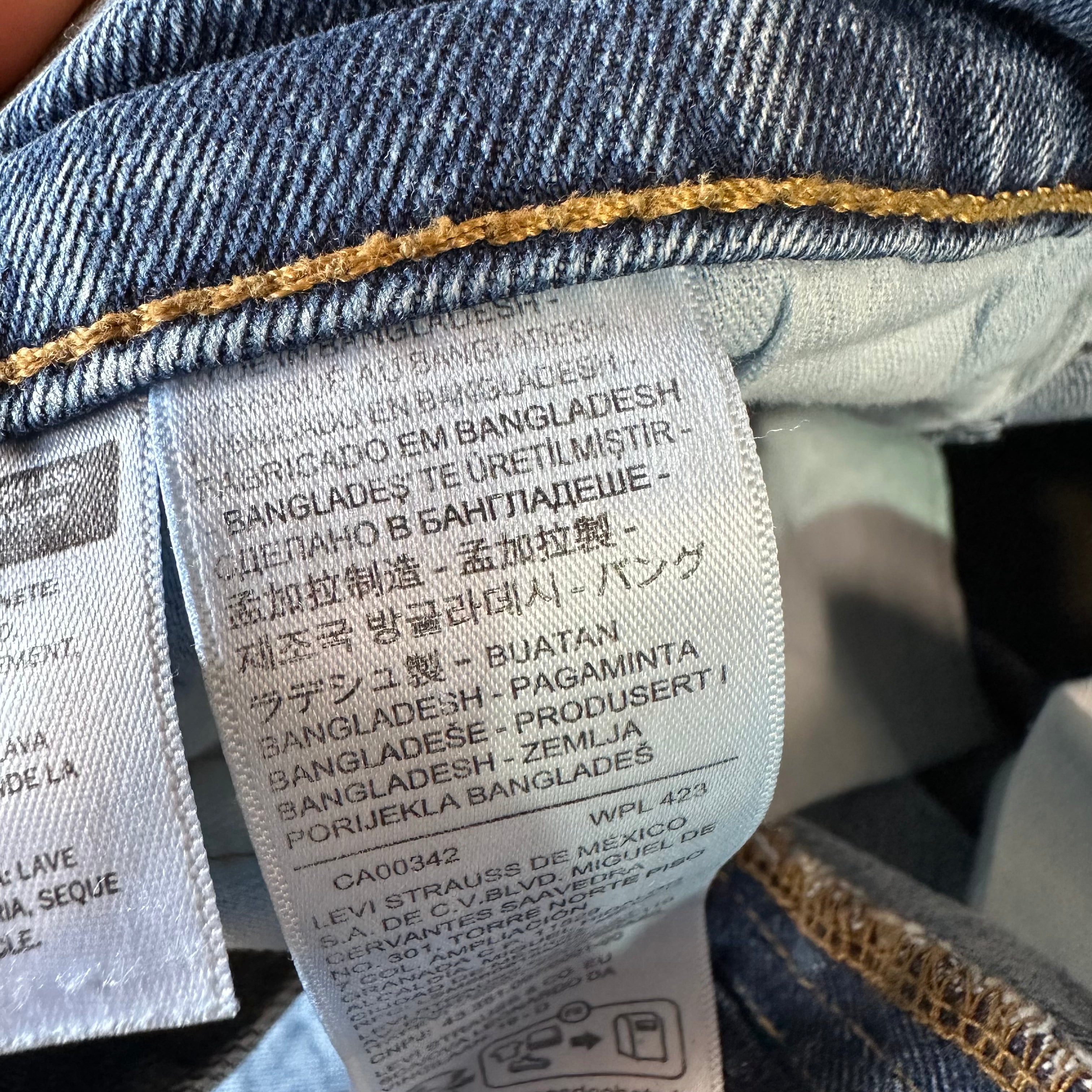 Levi's 505 Mens 32x30 Blue Jeans