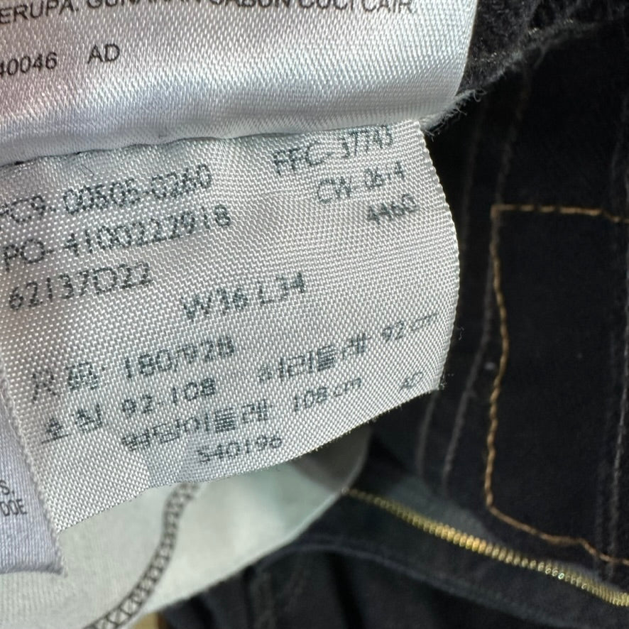 Levi's 505 Mens 36x34 Black Jeans