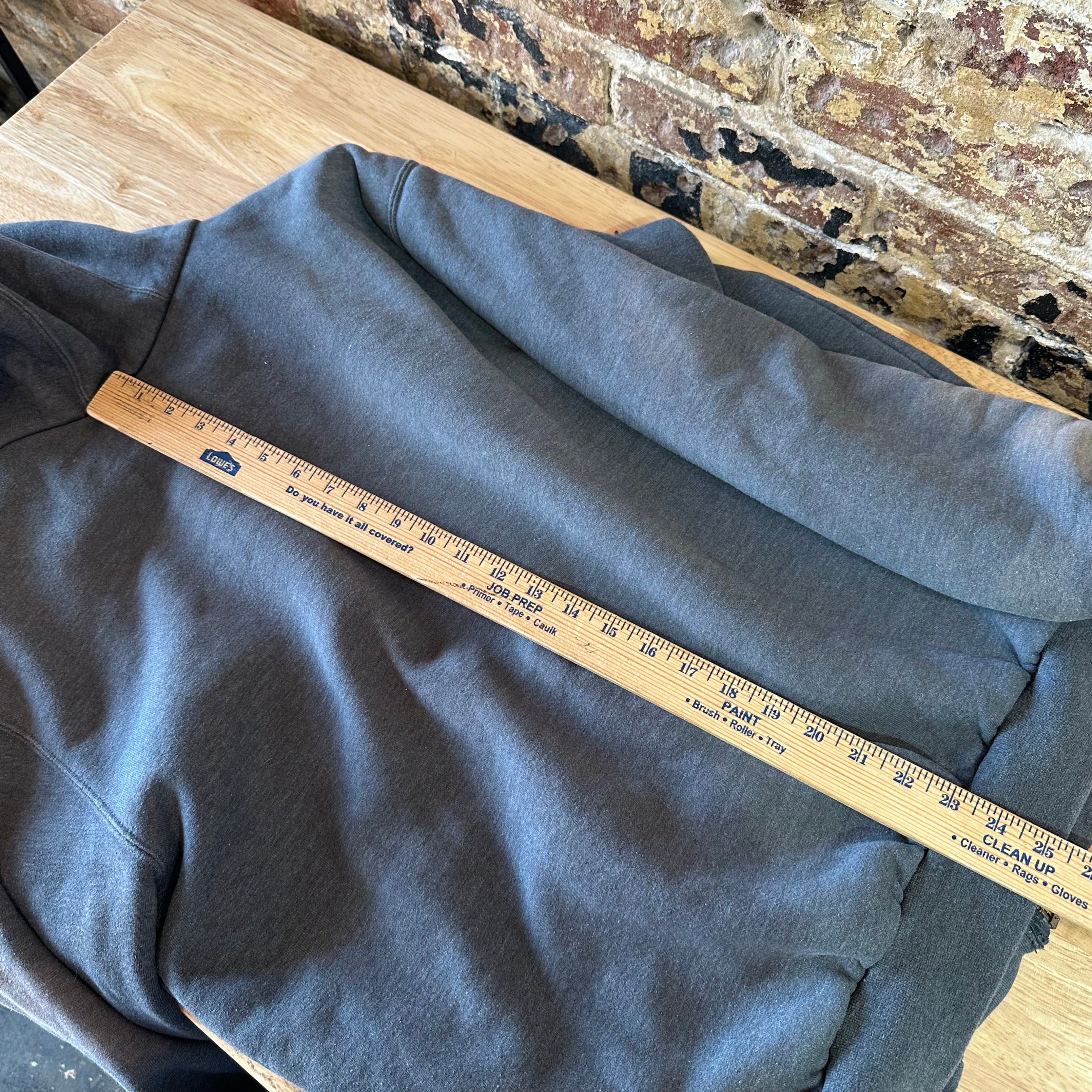 Carhartt J149 CHH Hoodie Full Zip Sweatshirt Gray Mens Size Medium Heavy Work