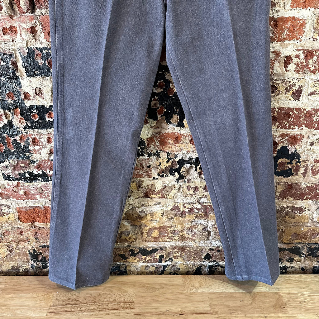 VTG Wrangler Mens Gray Denim Pants Sz 34x32 Jeans Straight Leg Made in USA 936