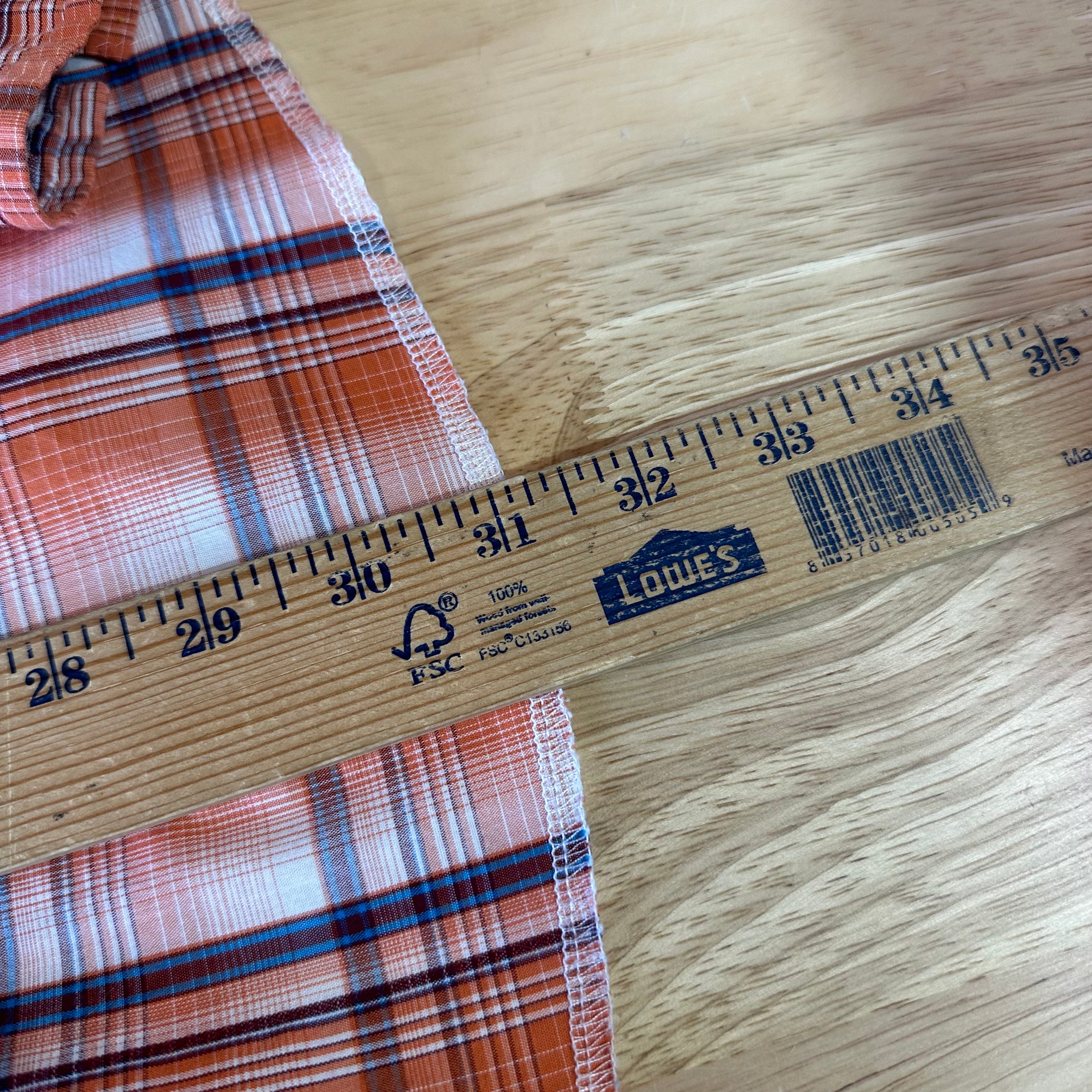 Wrangler Shirt Mens XL Long Sleeve Button Pocket Rockabilly Western Snap Orange