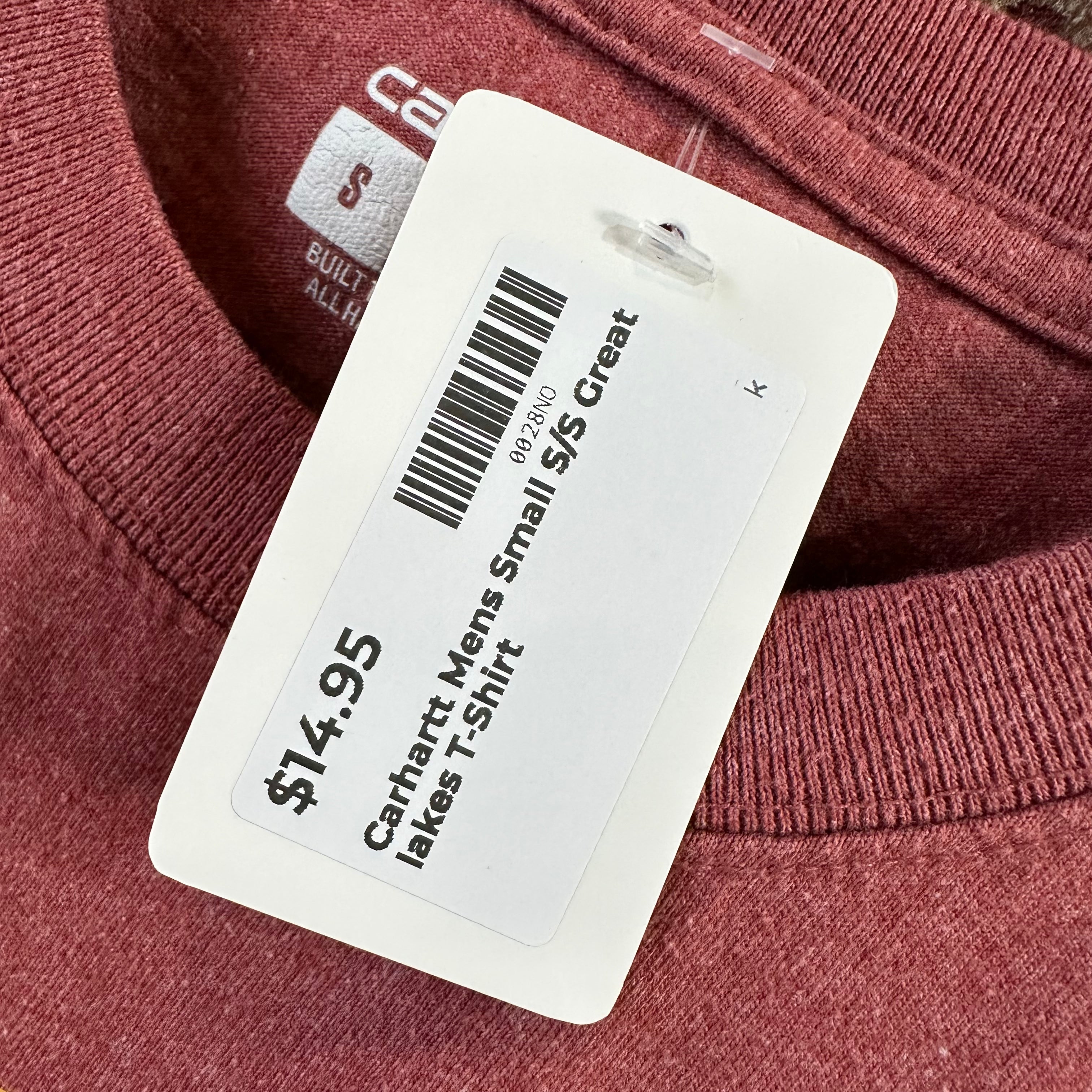 Carhartt Small S/S Red T-Shirt