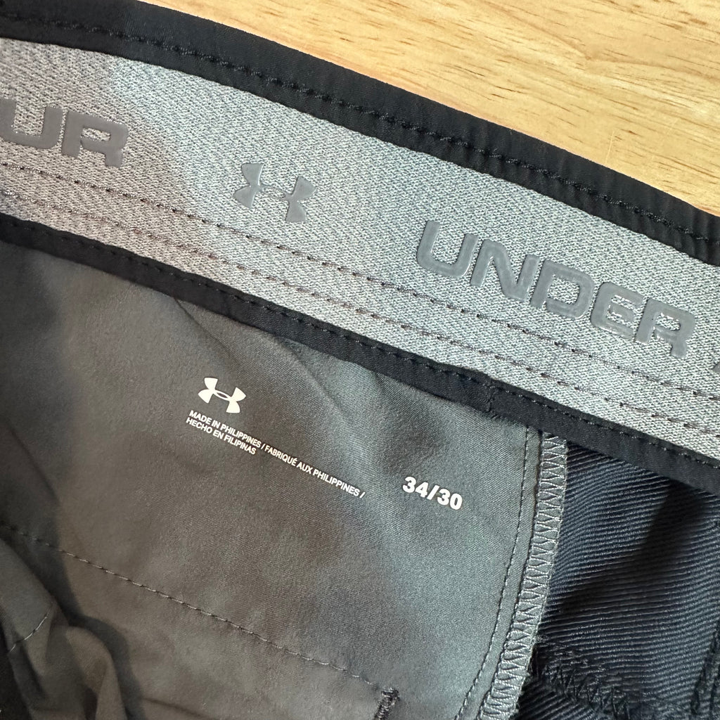 Under Armour Mens 34x30 Black Pants