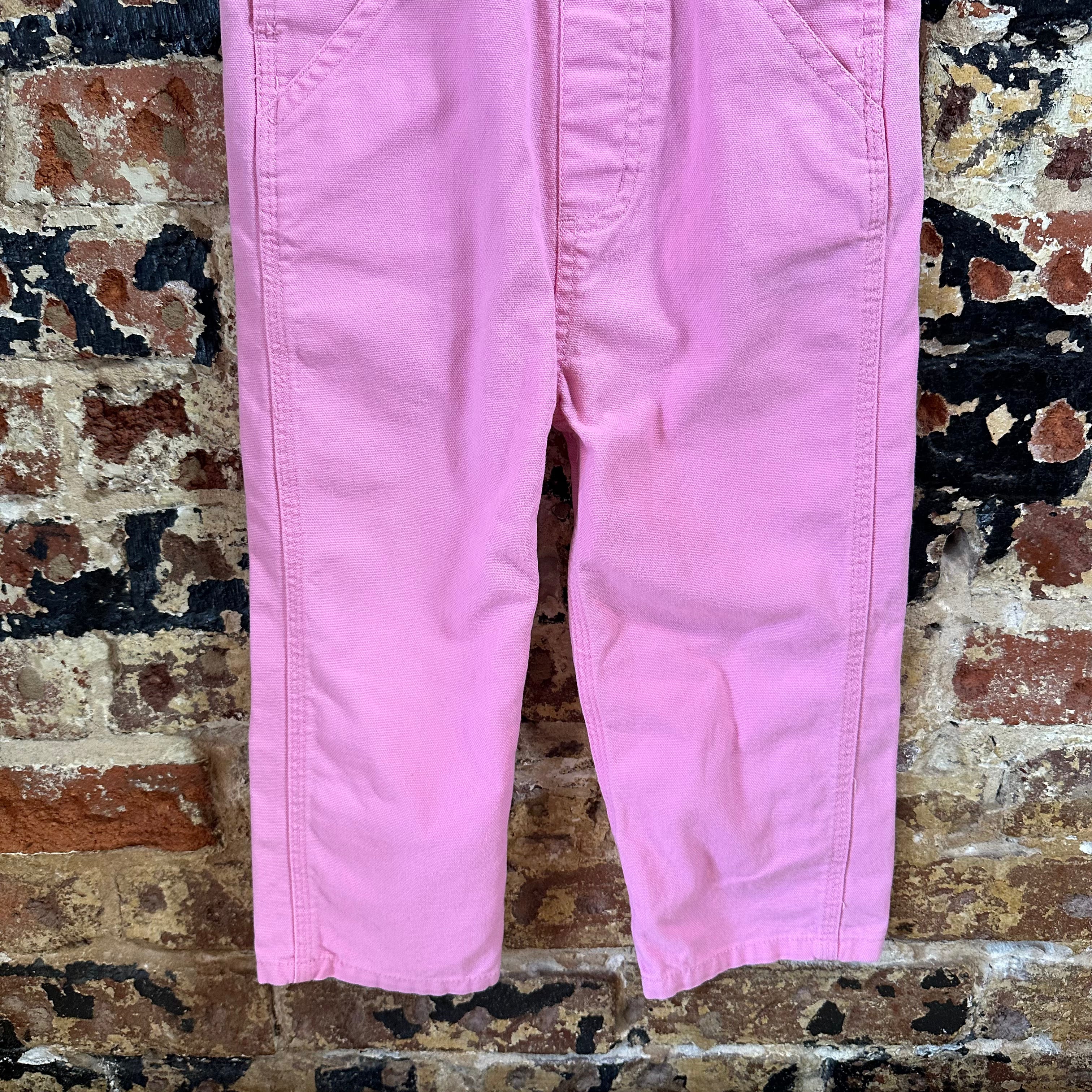 Carhartt Pink Bibs Girls 3T