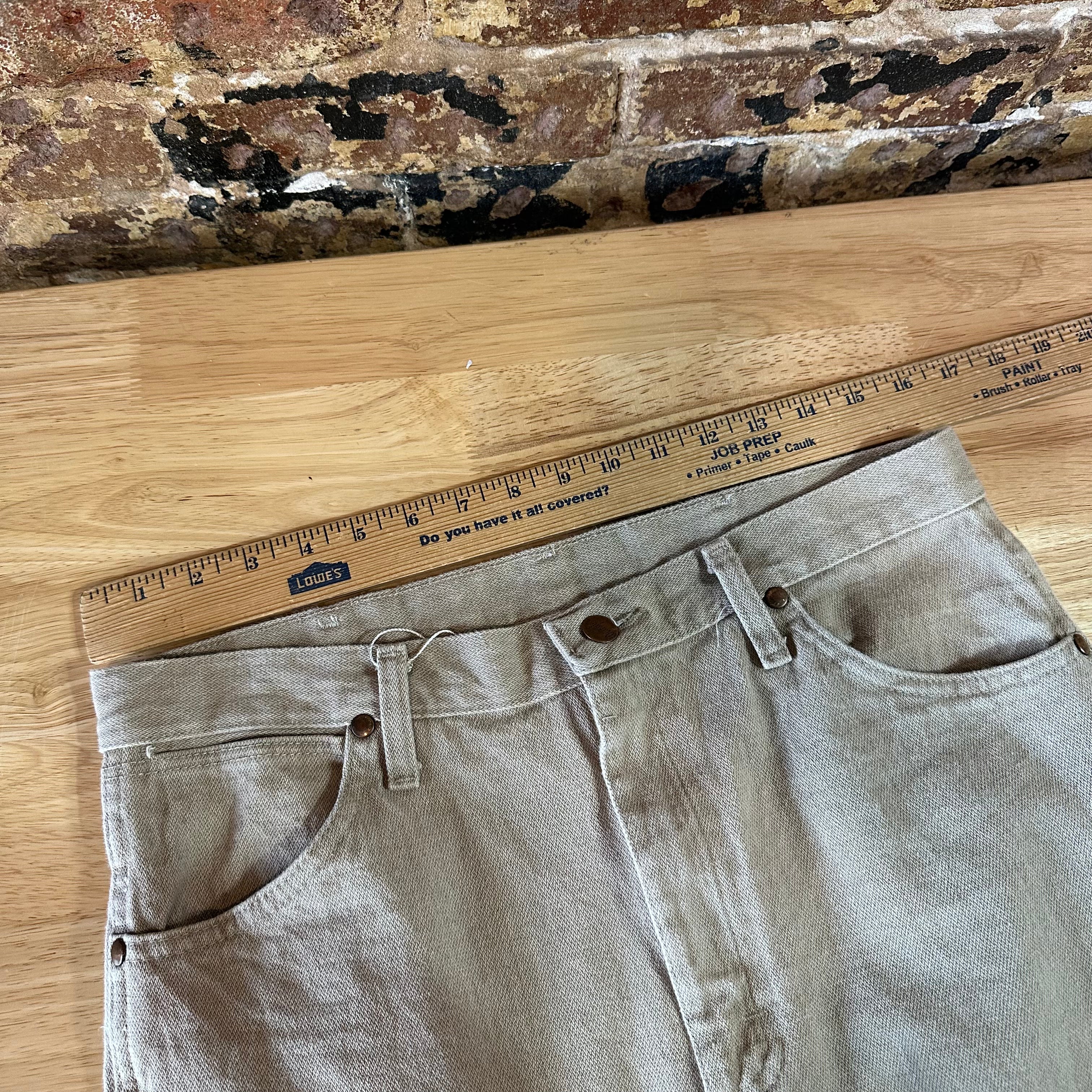 Wrangler Mens 32x34 Tan Jeans
