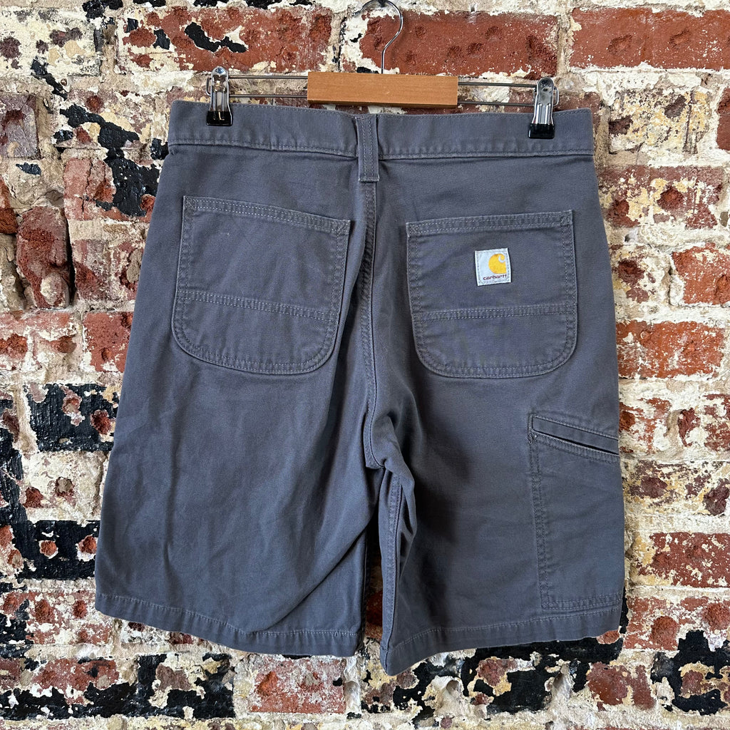 Carhartt Shorts Mens 30 workwear Rugged Flex 9.5" inseam Gray Relaxed Work
