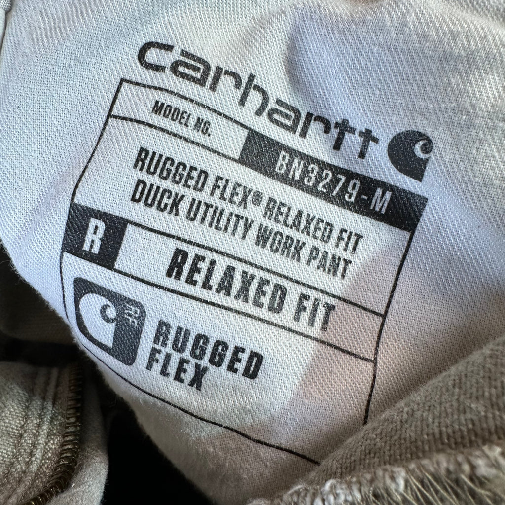 Carhartt Mens 36x32 Tan Pants