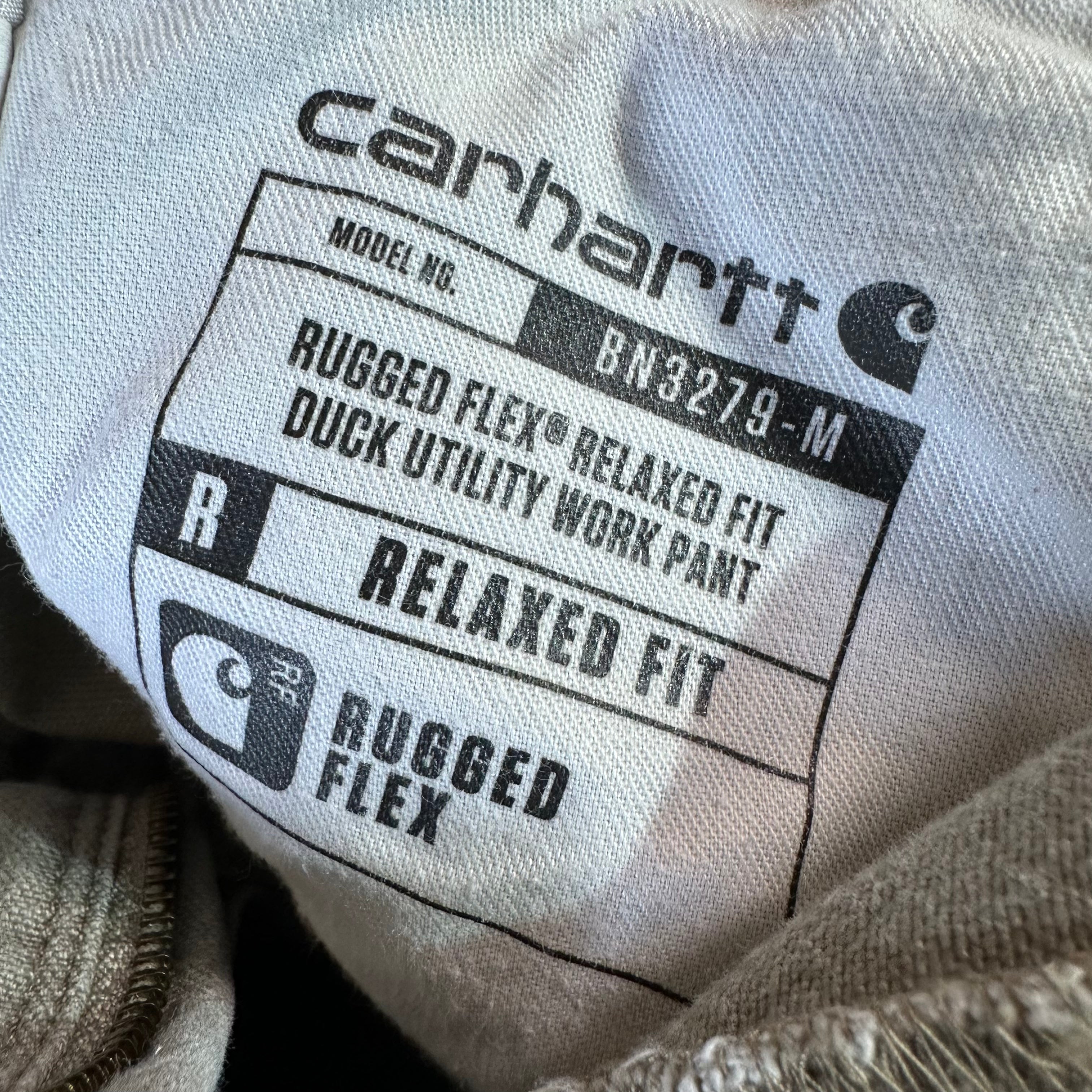 Carhartt Mens 36x32 Tan Pants