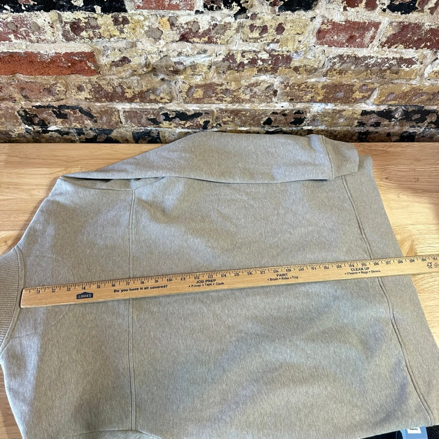 Magellan 1/4 snap Sweatshirt Pullover Tan Campfire Mens Large