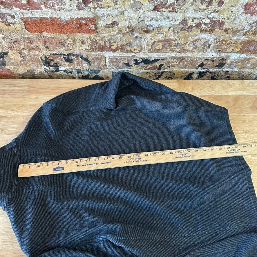 Vineyard Vines 1/4 Zip Small Oxford Pique Pullover Black Cotton Pullover preppy