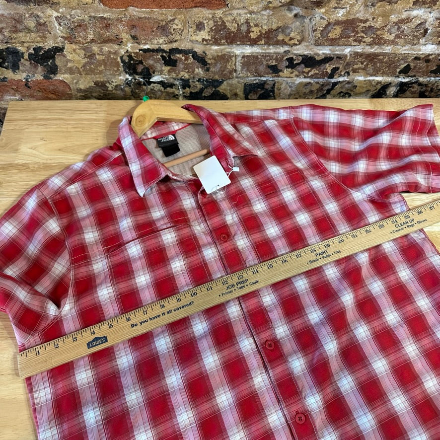 North Face Men’s XL S/S Red Button up