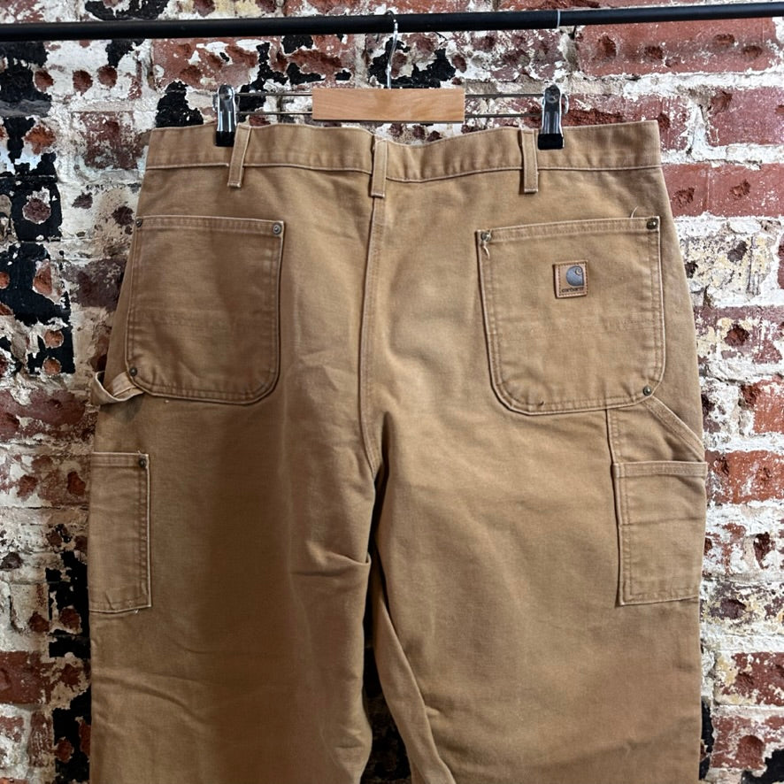 Carhartt B136 BRN Mens 40x32 Double Knee Pants