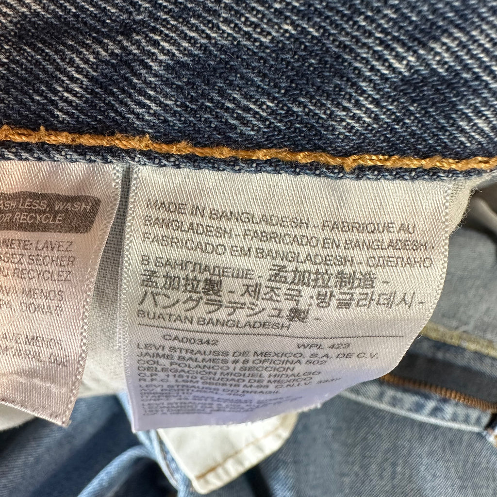 Levi's 550 Mens 38x29 Blue Jeans