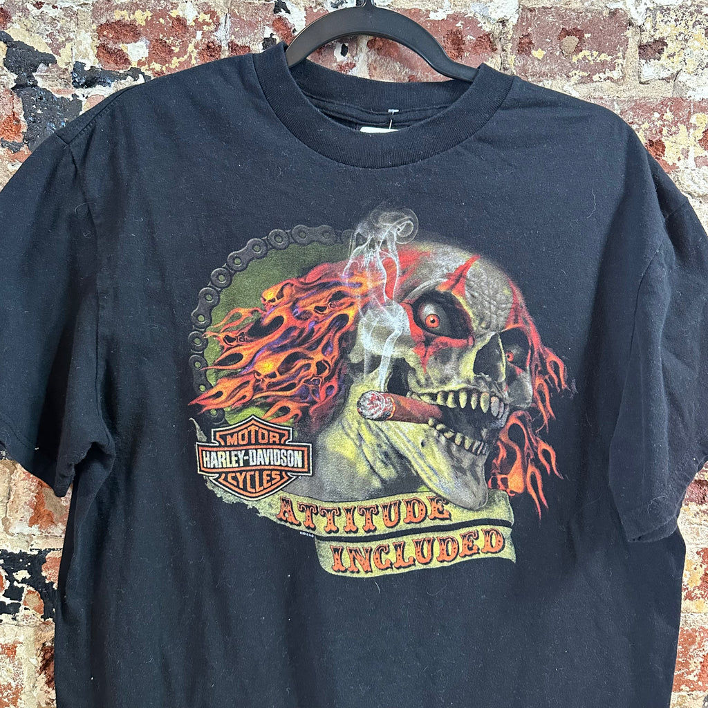 Harley Men's Large S/S Black Shirt
