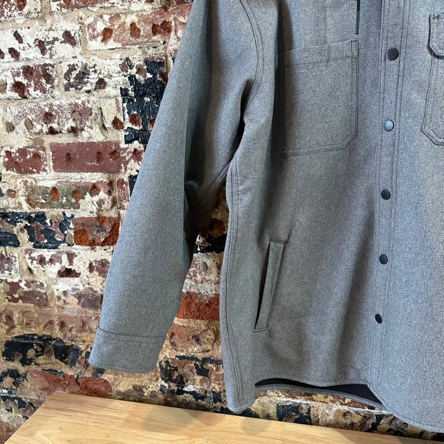 Carhartt Mens Large Gray Rain Defender Jacket