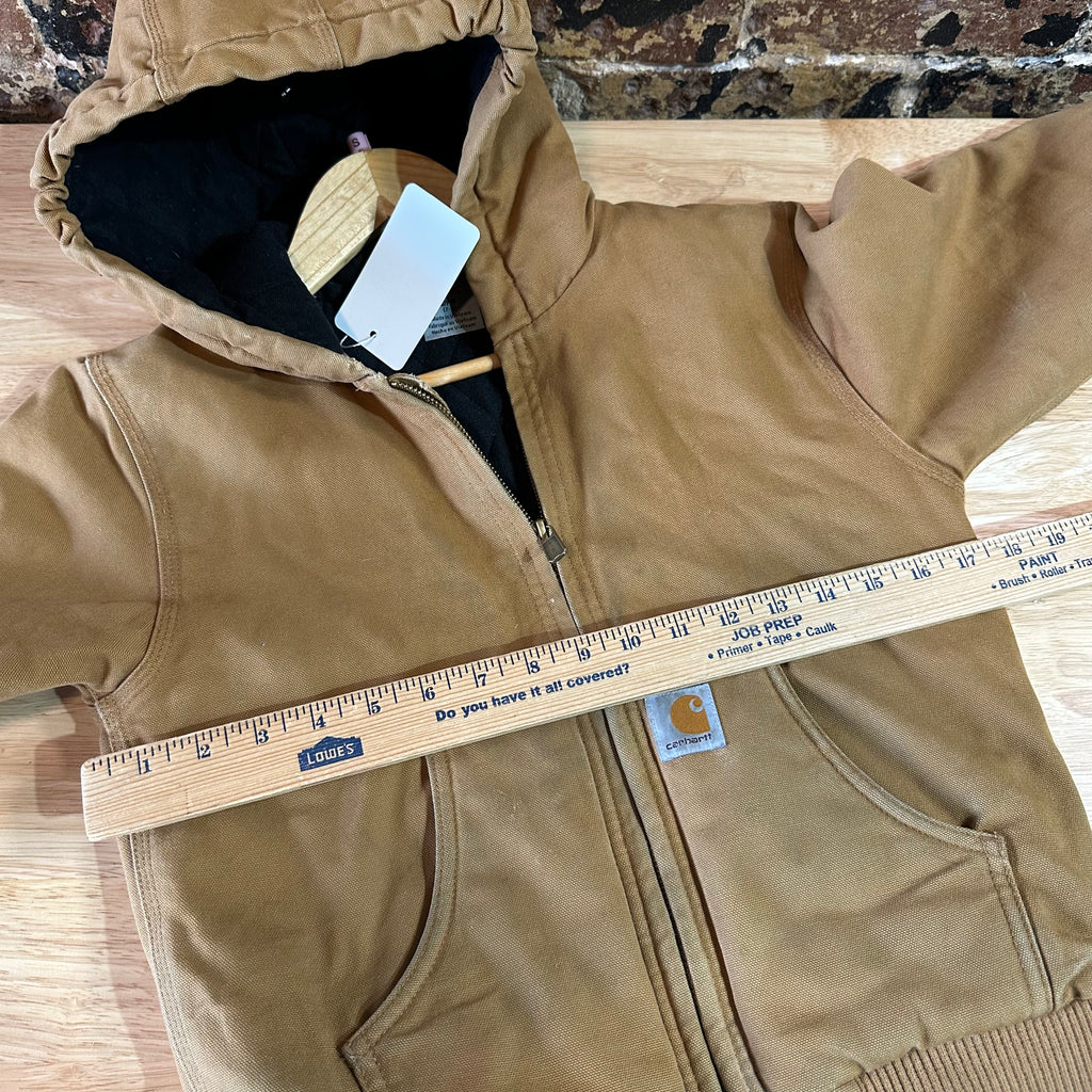 Carhartt Boys Small 7/8 Brown Jacket
