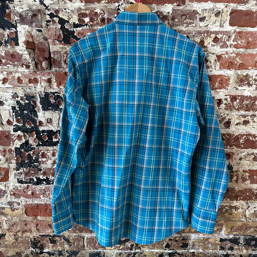 Wrangler Men's Large Blue Western Shirt