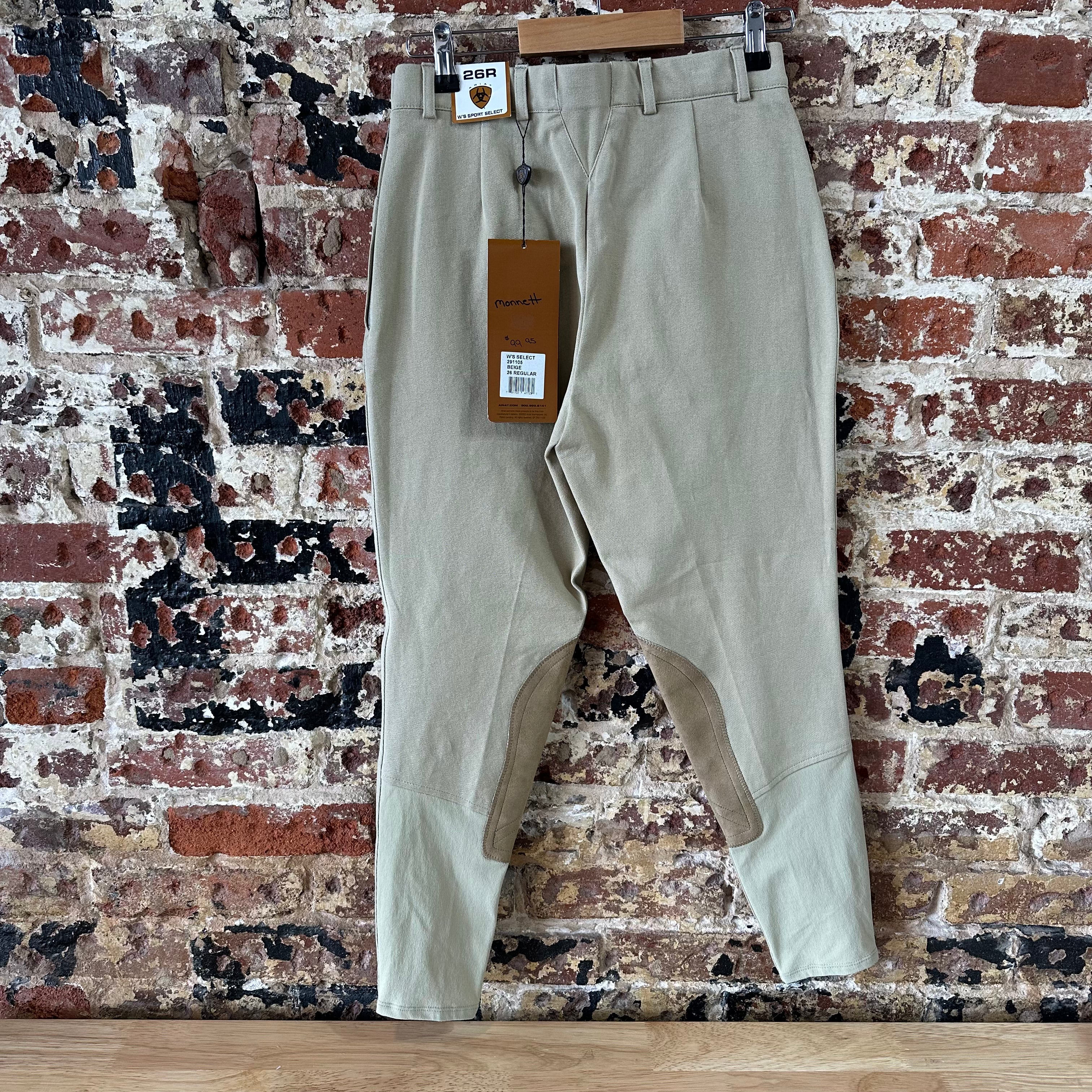 Ariat Pro Series Women Equestrian Riding Breeches Pants Size 26 NWT Monnet