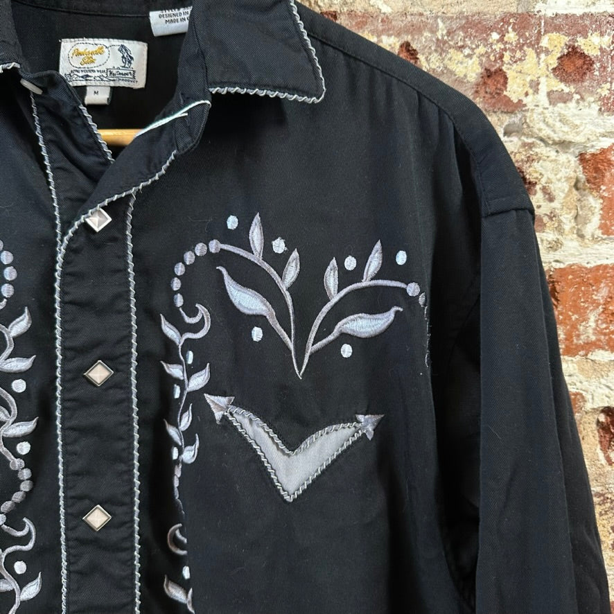 VTG Panhandle Men's Medium Black Western Shirt