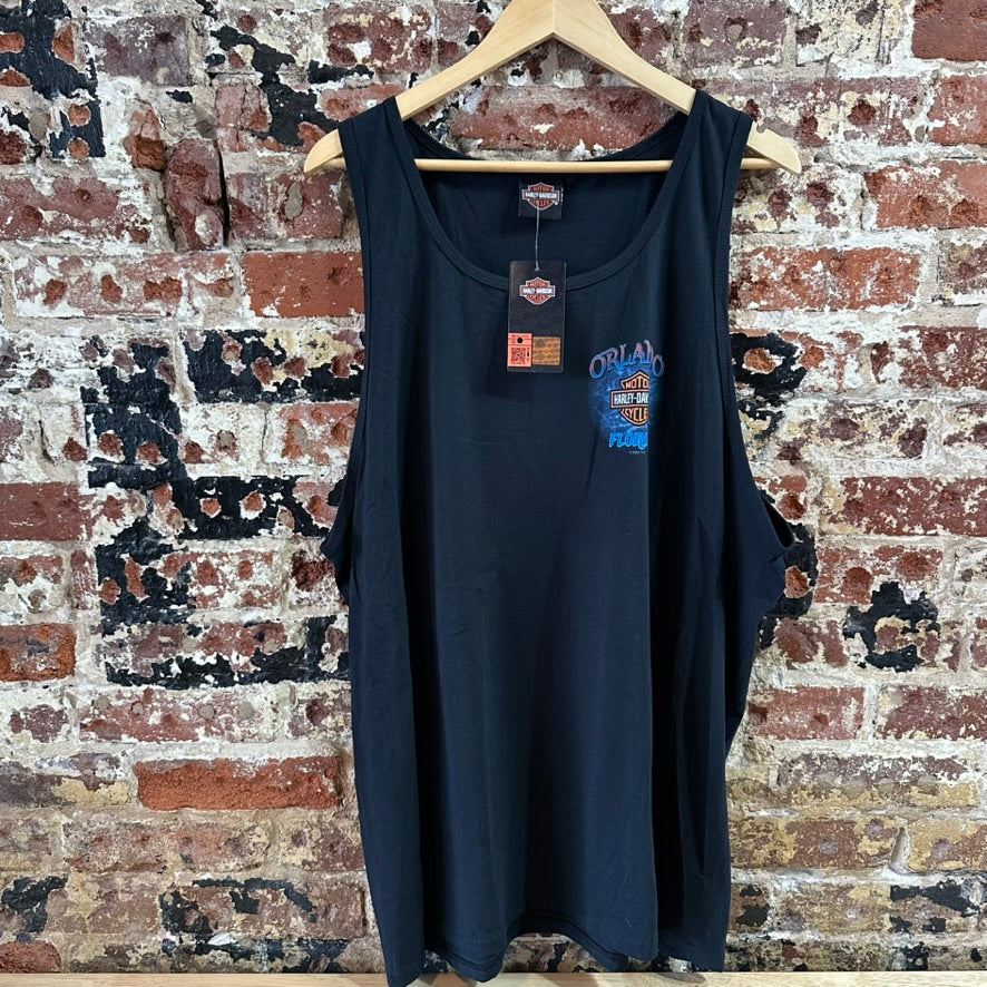 Harley Davidson Men's 2XL Tank Top Black NEW
