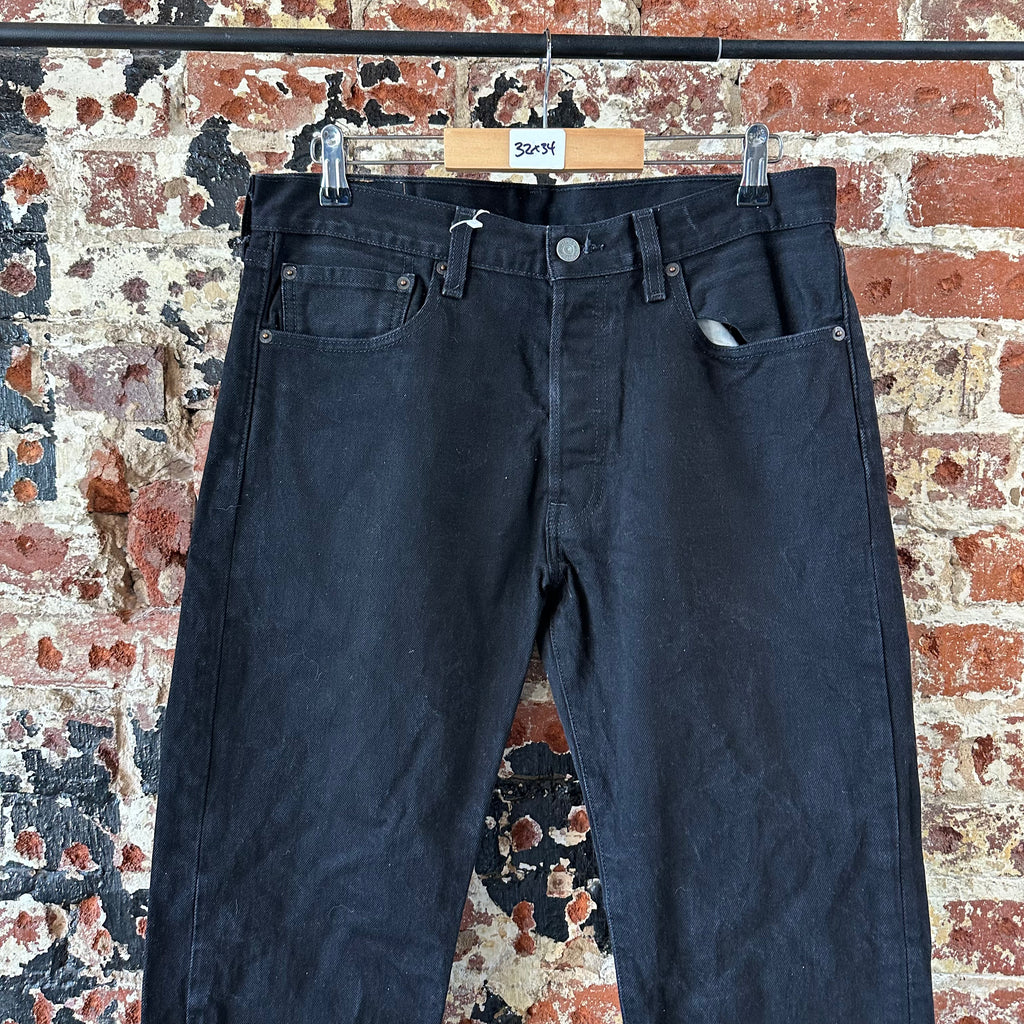 Levi's 501 Mens 32x34 Black Jeans