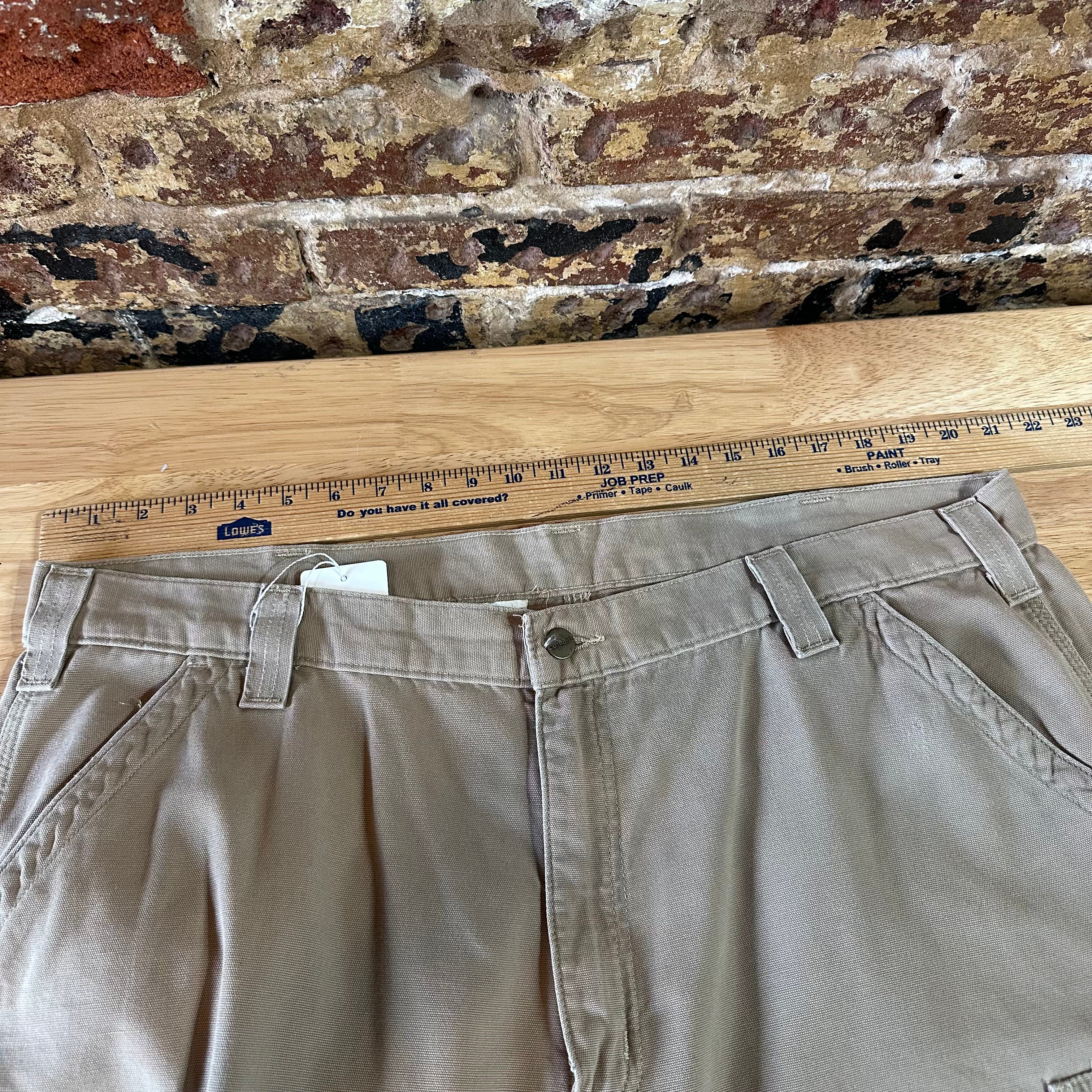 Carhartt Mens 42x30 Tan Cargo Pants