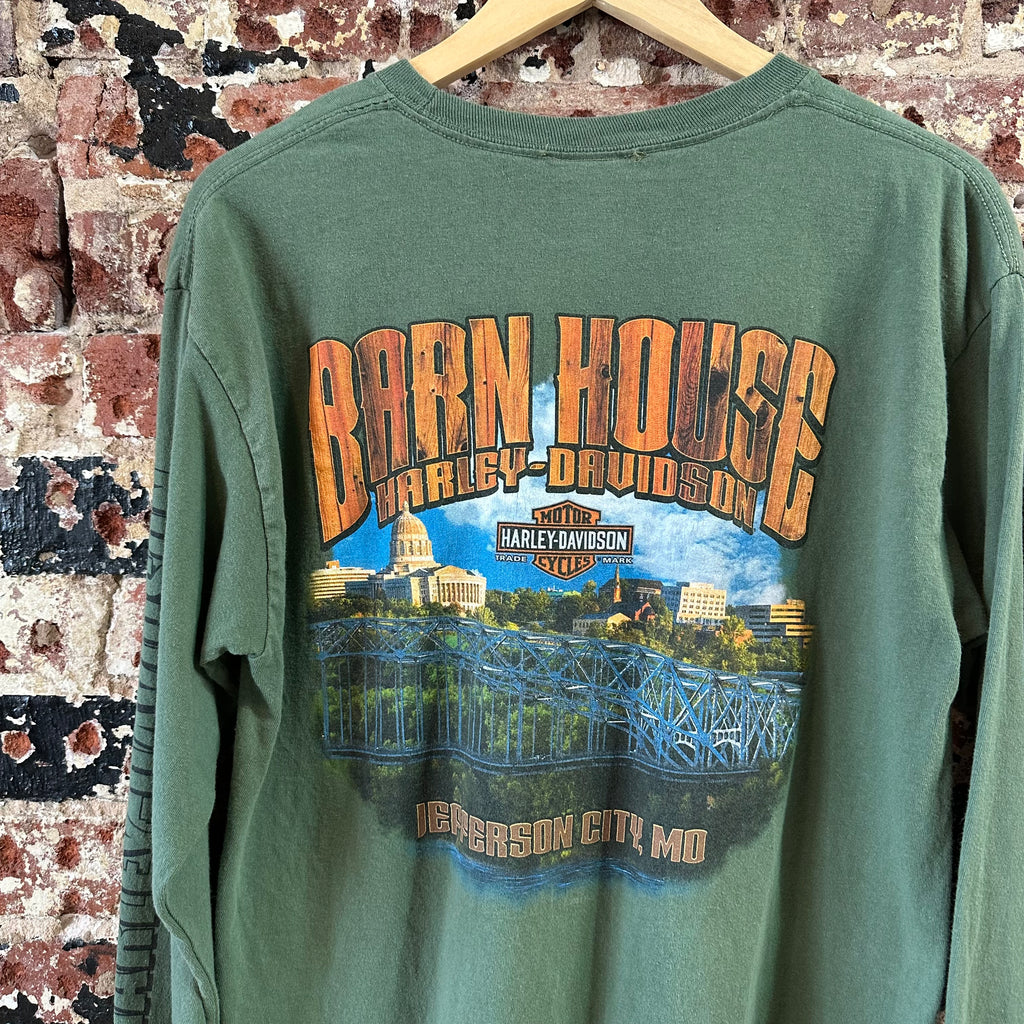Harley Davidson T Shirt Mens Large Long Sleeve