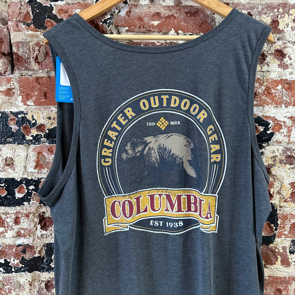 Columbia Men's 2XL Tank Top Gray NEW