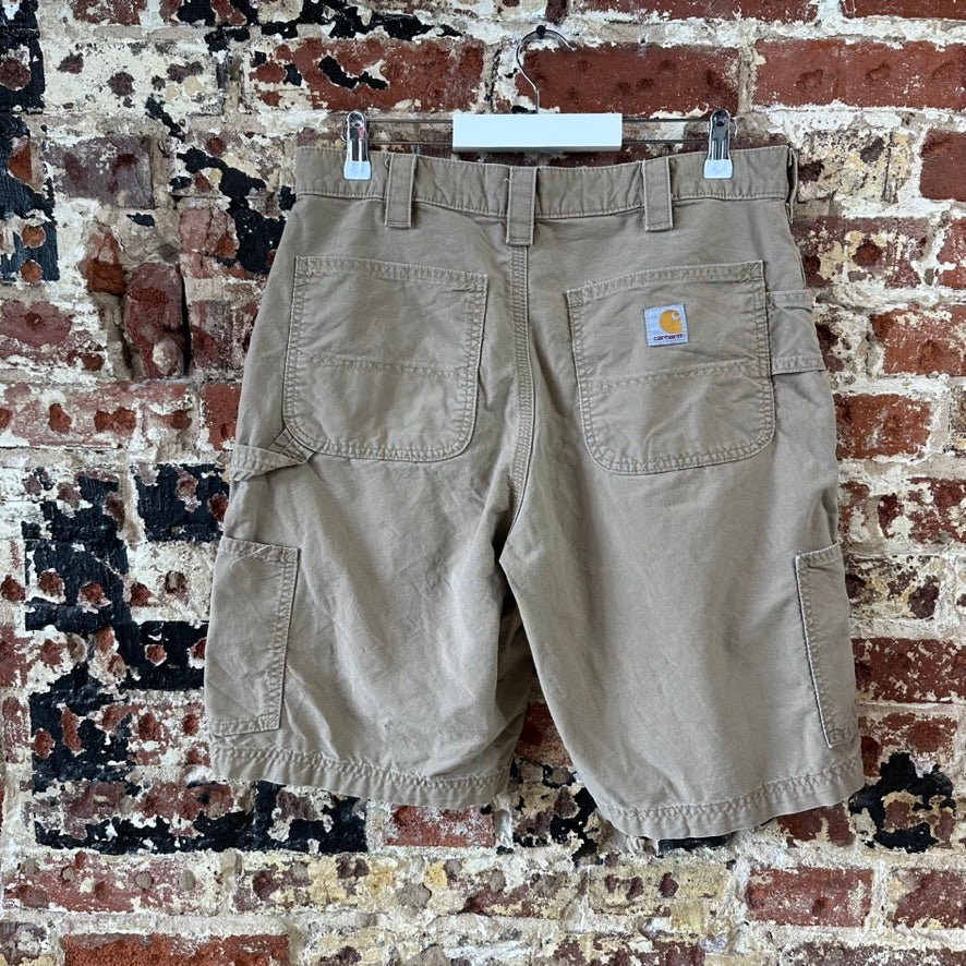 Carhartt B147 Mens 34 Tan Shorts