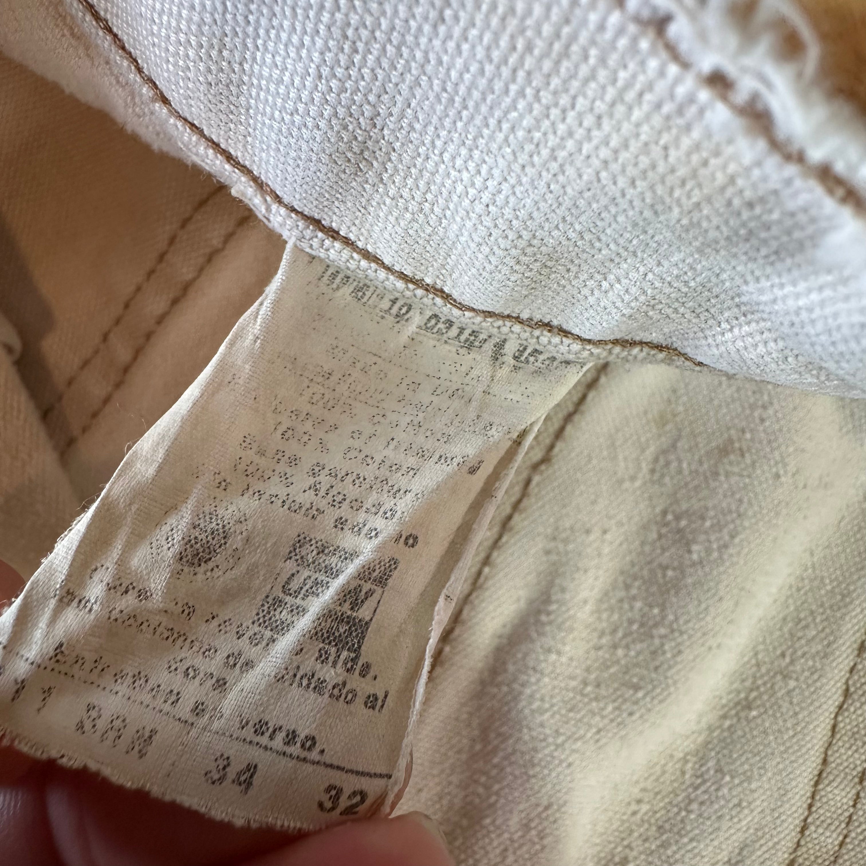 Carhartt Mens 34x32 Tan Pants