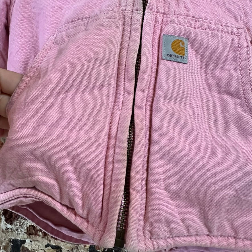 Carhartt Pink Jacket Youth Girls XXS (4-5)