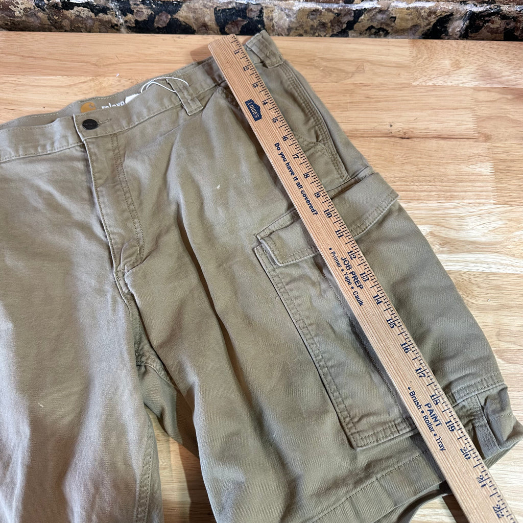 Carhartt Cargo Tan Shorts Mens 38