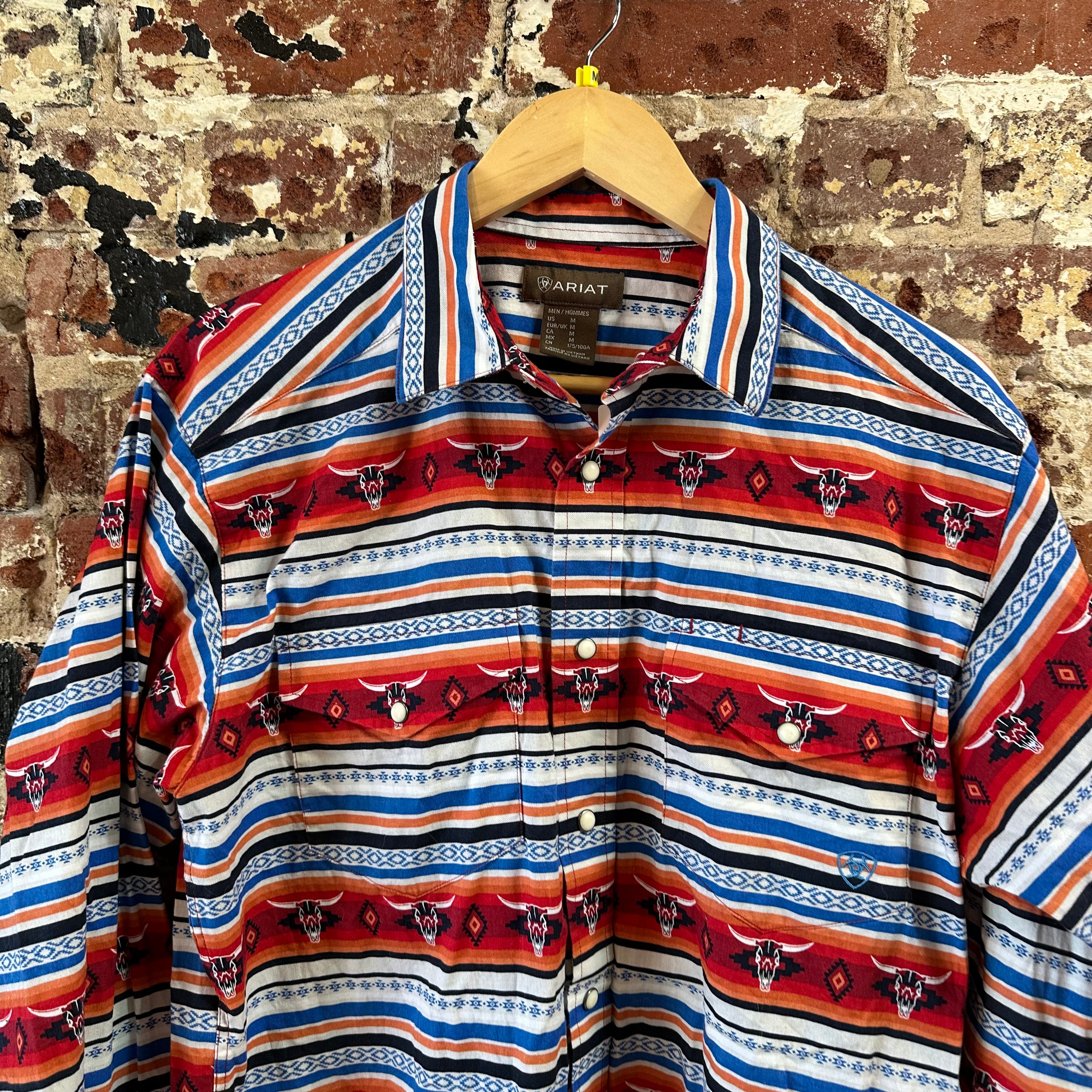Ariat Button Up L/S Shirt Mens Medium
