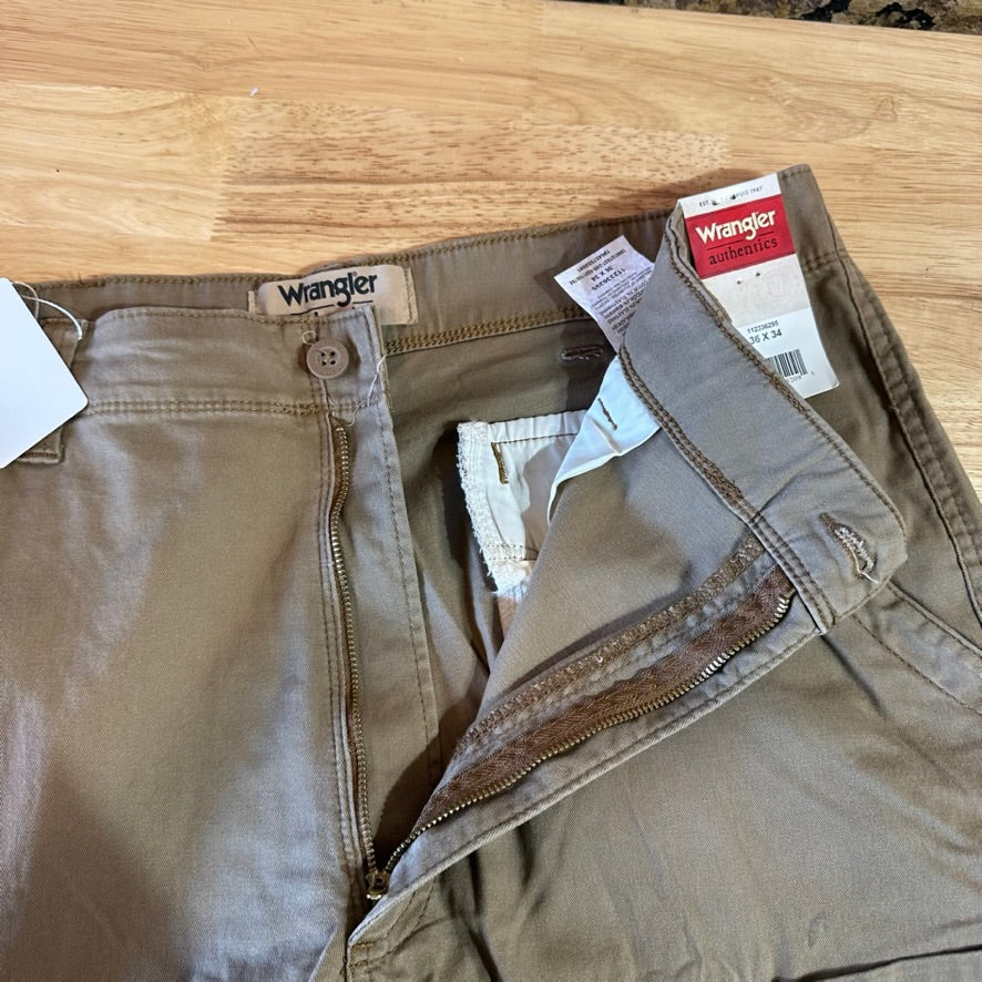 Wrangler Mens 36x34 Cargo Pants NEW