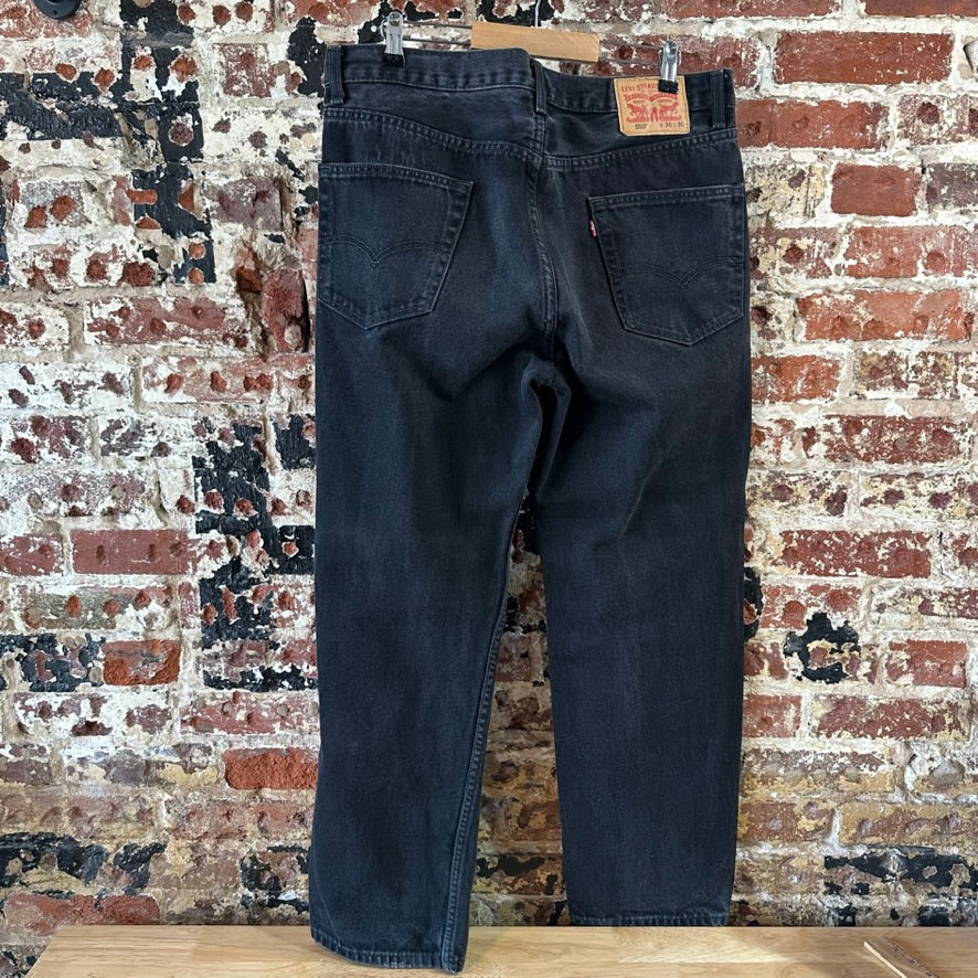 Levi's 550 Mens 36x30 Black Jeans