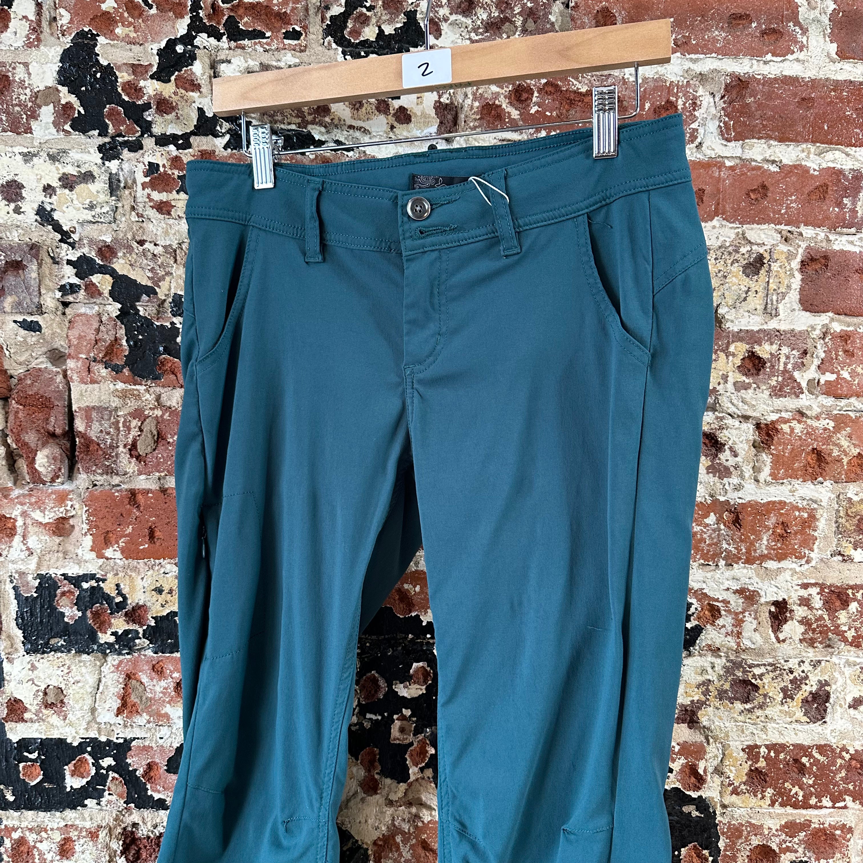 Prana Womens 2 Green Pants